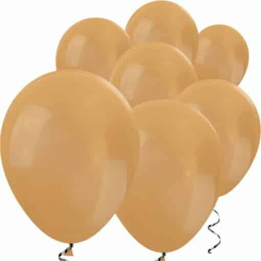 Gold Metallic Mini Latex Balloons