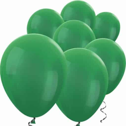 Green Metallic Mini Latex Balloons