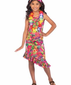 Hawaiian Dress Child Costume