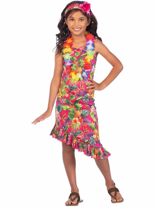 Hawaiian Dress Child Costume