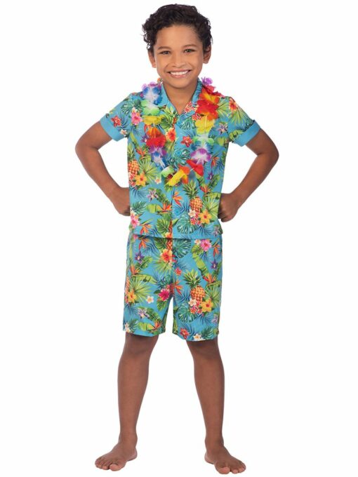 Hawaiian Shirt Set Child Costume