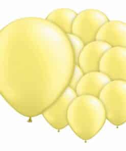 Lemon Chiffon Pearl Mini Latex Balloons