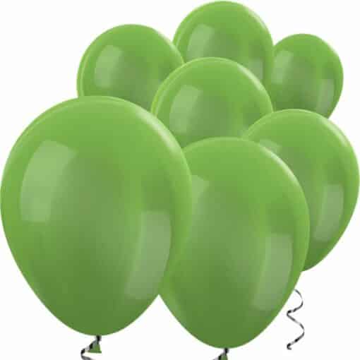 Lime Green Mini Latex Balloons