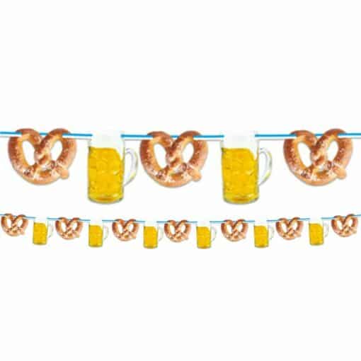 Oktoberfest Pretzel Paper Garland