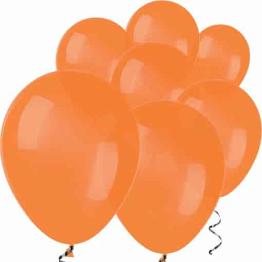 Orange Mini Latex Balloons