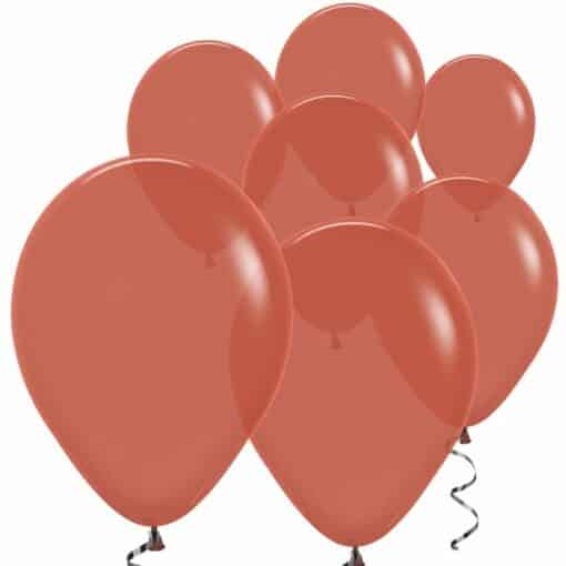 Terracotta Mini Latex Balloons