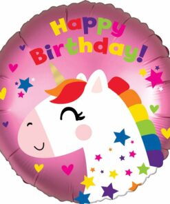 Unicorn Happy Birthday Foil Balloon