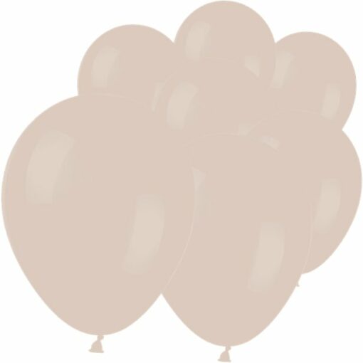 White Sand Mini Latex Balloons