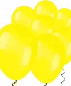 Yellow Mini Latex Balloons