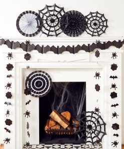 Black & White Halloween Decorating Kit