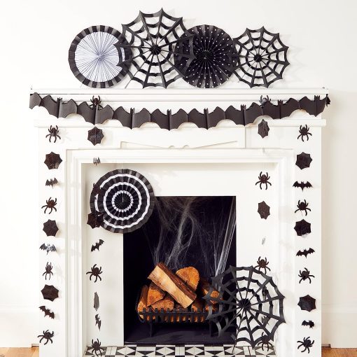 Black & White Halloween Decorating Kit