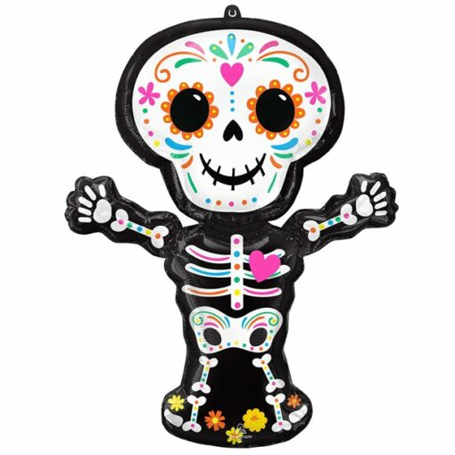 Halloween Day of the Dead Skeleton Balloon