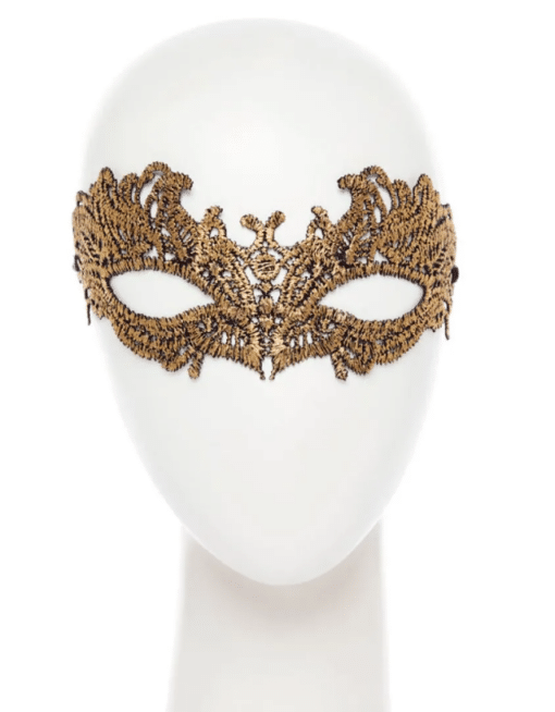 Gold Metallic Masquerade Mask