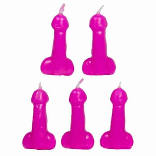 Hen Party Pink Willy Candles