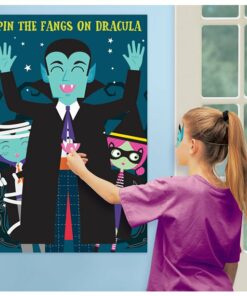 Pin the Fangs on Dracula Game