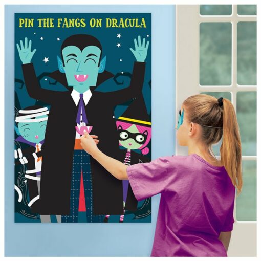 Pin the Fangs on Dracula Game