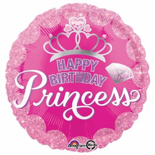 Pink Princess Crown Balloon