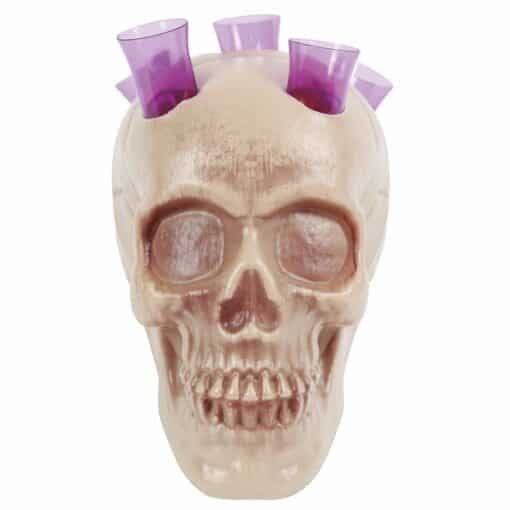 Halloween Skull with Test Tubes Shooters