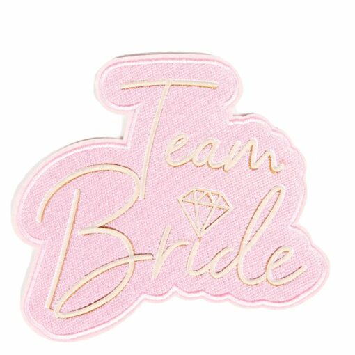 Team Bride Iron On Patches