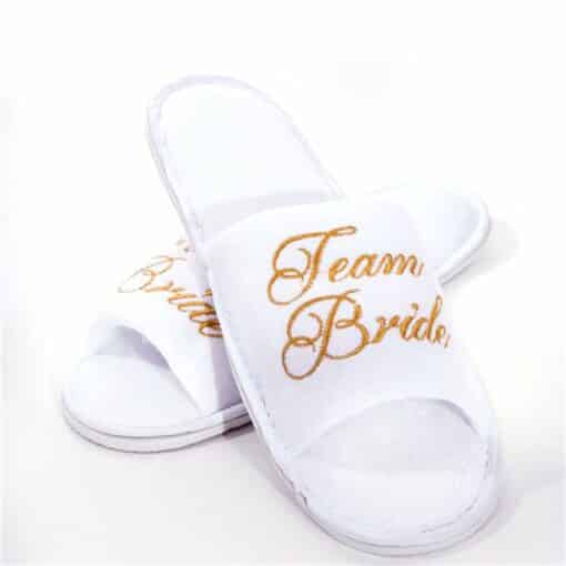 Team Bride Spa Slippers