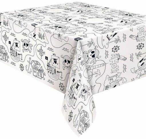 Ahoy Pirate Colouring Paper Tablecover