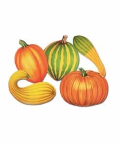 Autumn Harvest Vegetables Cardboard Decorations