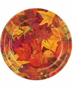 Autumn Leaf Paper Plates