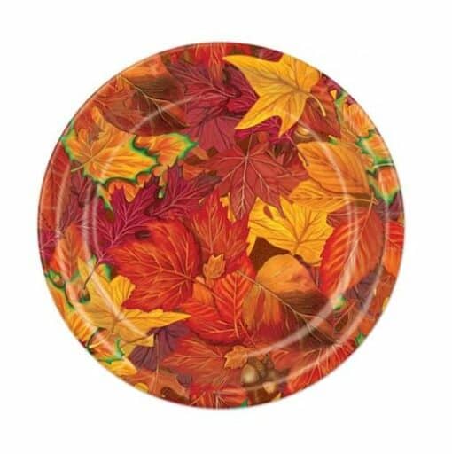 Autumn Leaf Paper Plates