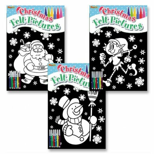 Christmas Felt Colouring Sheet