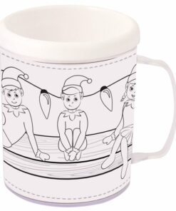 Elfin Around Colouring Mug