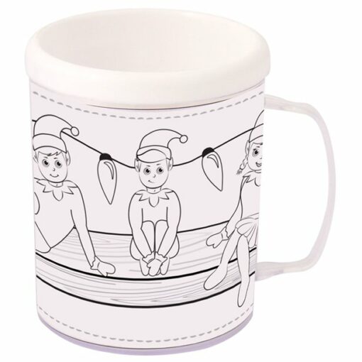 Elfin Around Colouring Mug