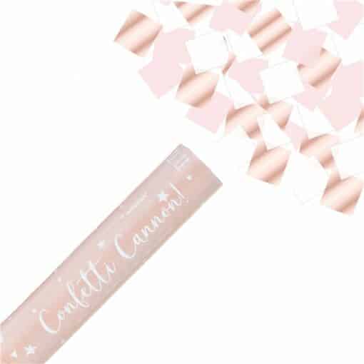 Metallic Rose Gold Confetti Cannon