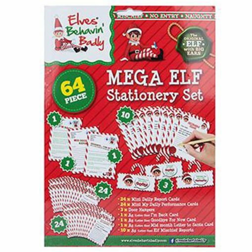 Naughty Elf Stationery Set