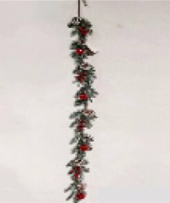 Red Berry and Pine Foliage Garland