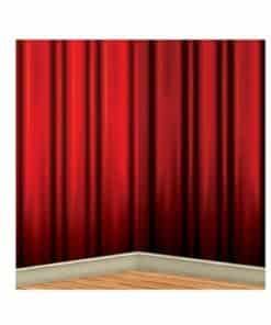 Red Curtain Backdrop