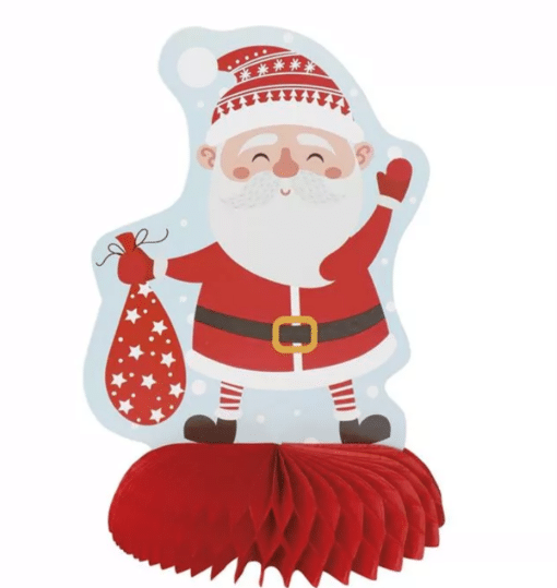 Santa Honeycomb Decoration