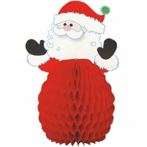 Santa Mini Honeycomb Decorations