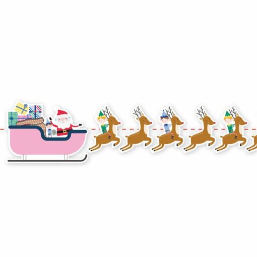 Santa's Sleigh Banner