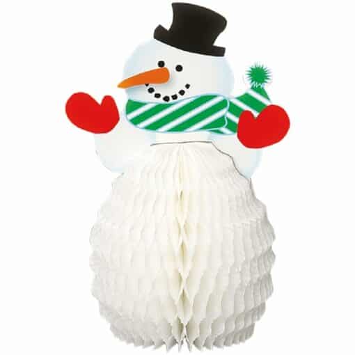 Snowman Mini Honeycomb Decorations