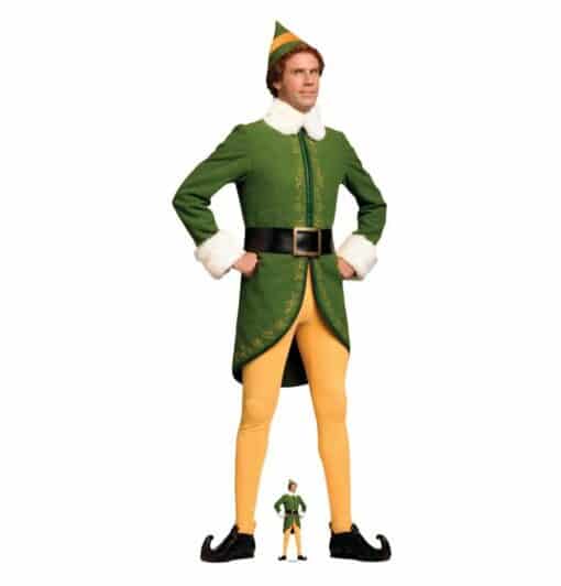 Buddy the Elf Hands On Hips Christmas Lifesize Cardboard Cutout