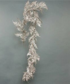 Champagne Glitter Asparagus Fern Garland