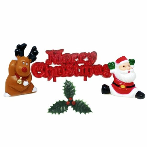 Cheerful Christmas Scene Decorating Kit