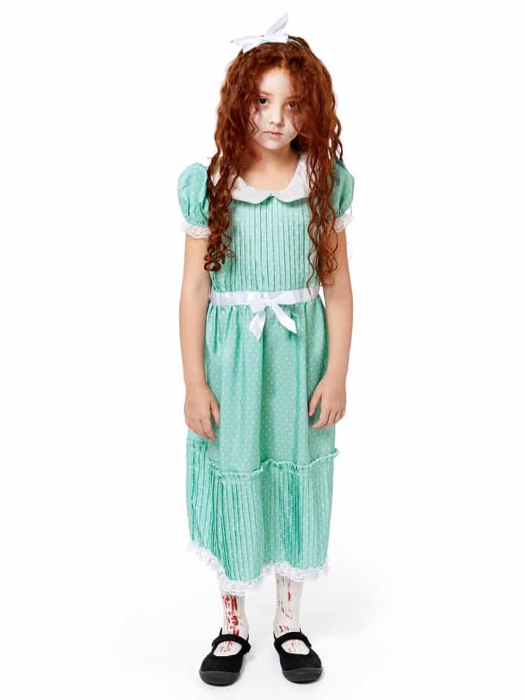 Creepy Sister Halloween Child Fancy Dress Costume Next Day Delivery