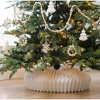 Cream Honeycomb Christmas Tree Skirt