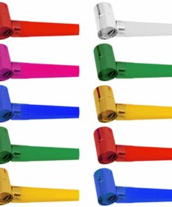 Multi-coloured Foil Party Blowers