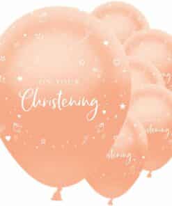 On Your Christening Printed Latex Balloons