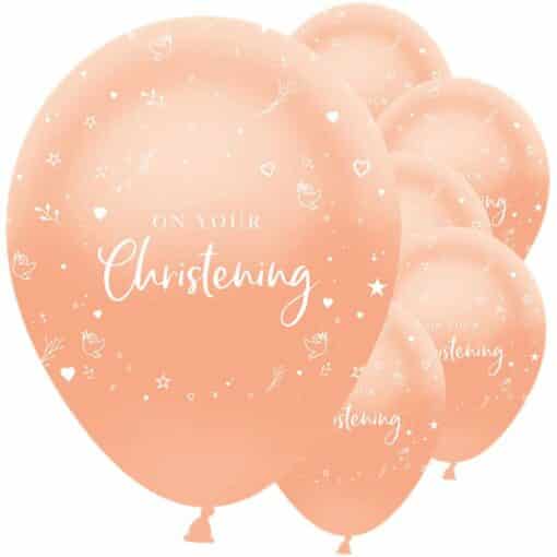 On Your Christening Printed Latex Balloons