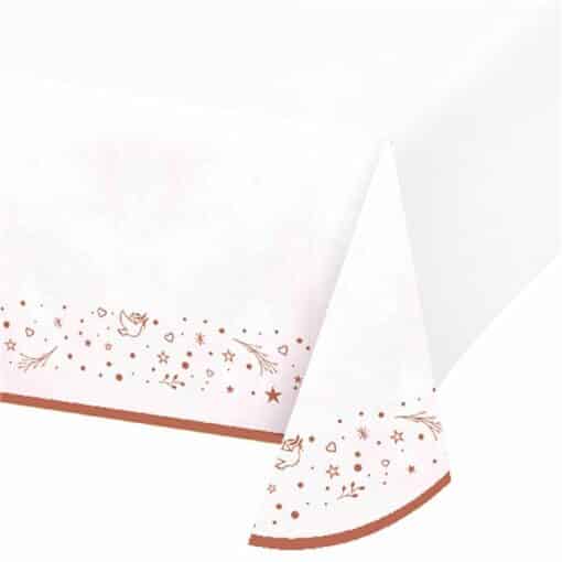 On Your Christening Pink Paper Tablecover