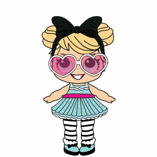 Party Doll with Large Eyes & Shades - 86cm