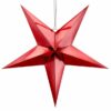 Red Paper Star Hanging Decoration